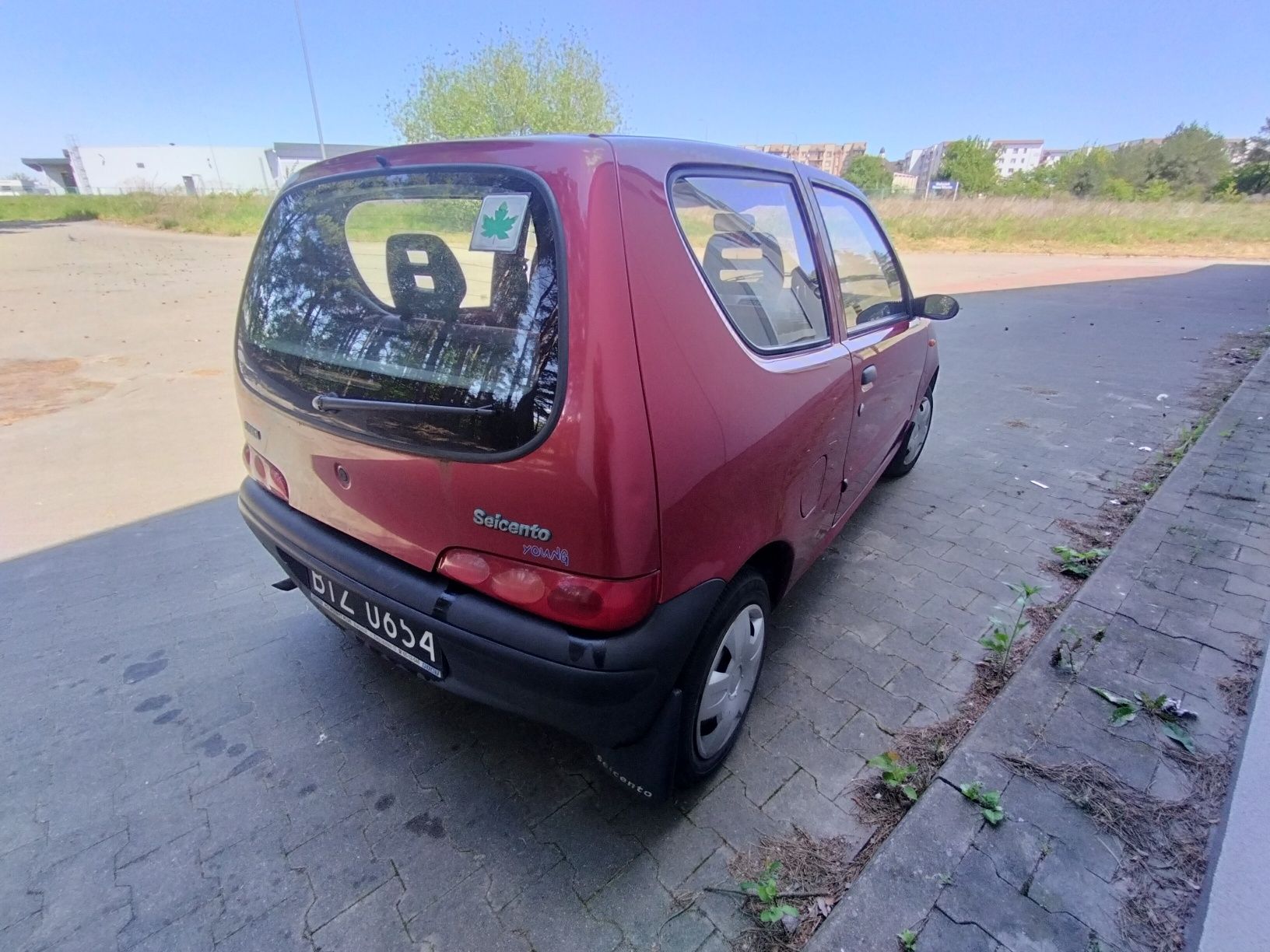 Fiat Seicento niski przebieg,  ubezpieczenie i przegląd 02.2026