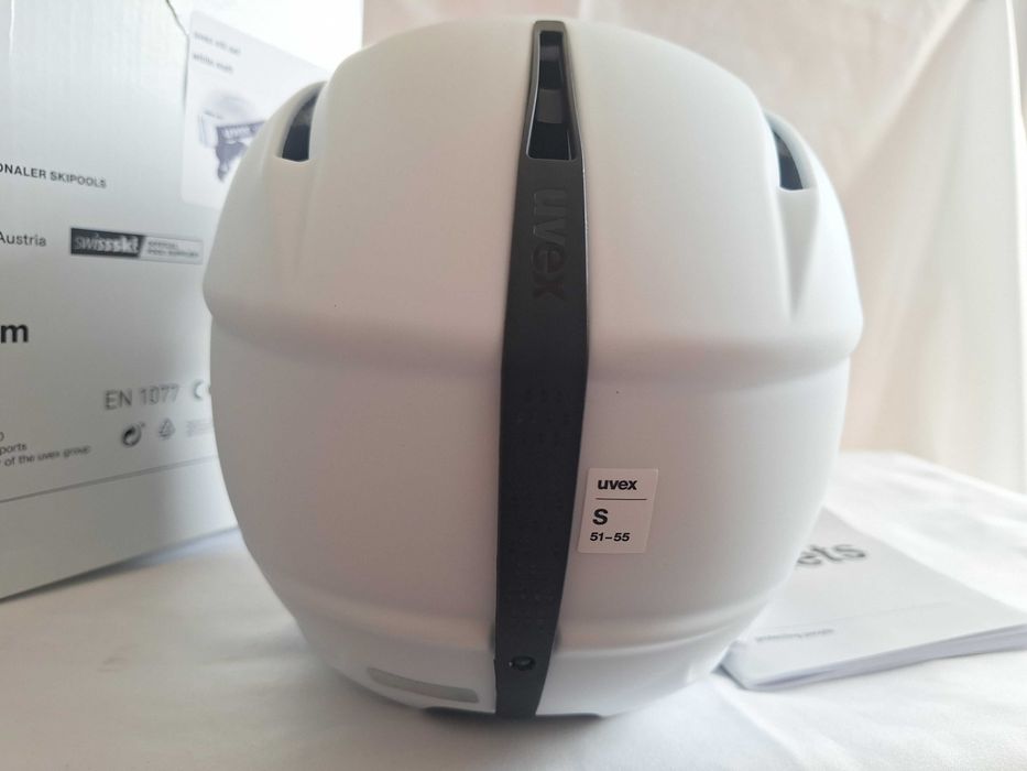 Kask narciarski juniorski Uvex Viti White Matt S 51-55cm