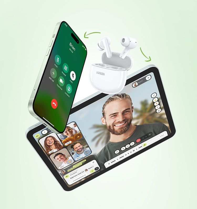 Навушники UGREEN HiTune P3 TWS IPX5 Bluetooth 5.4 Оригінал Преміум