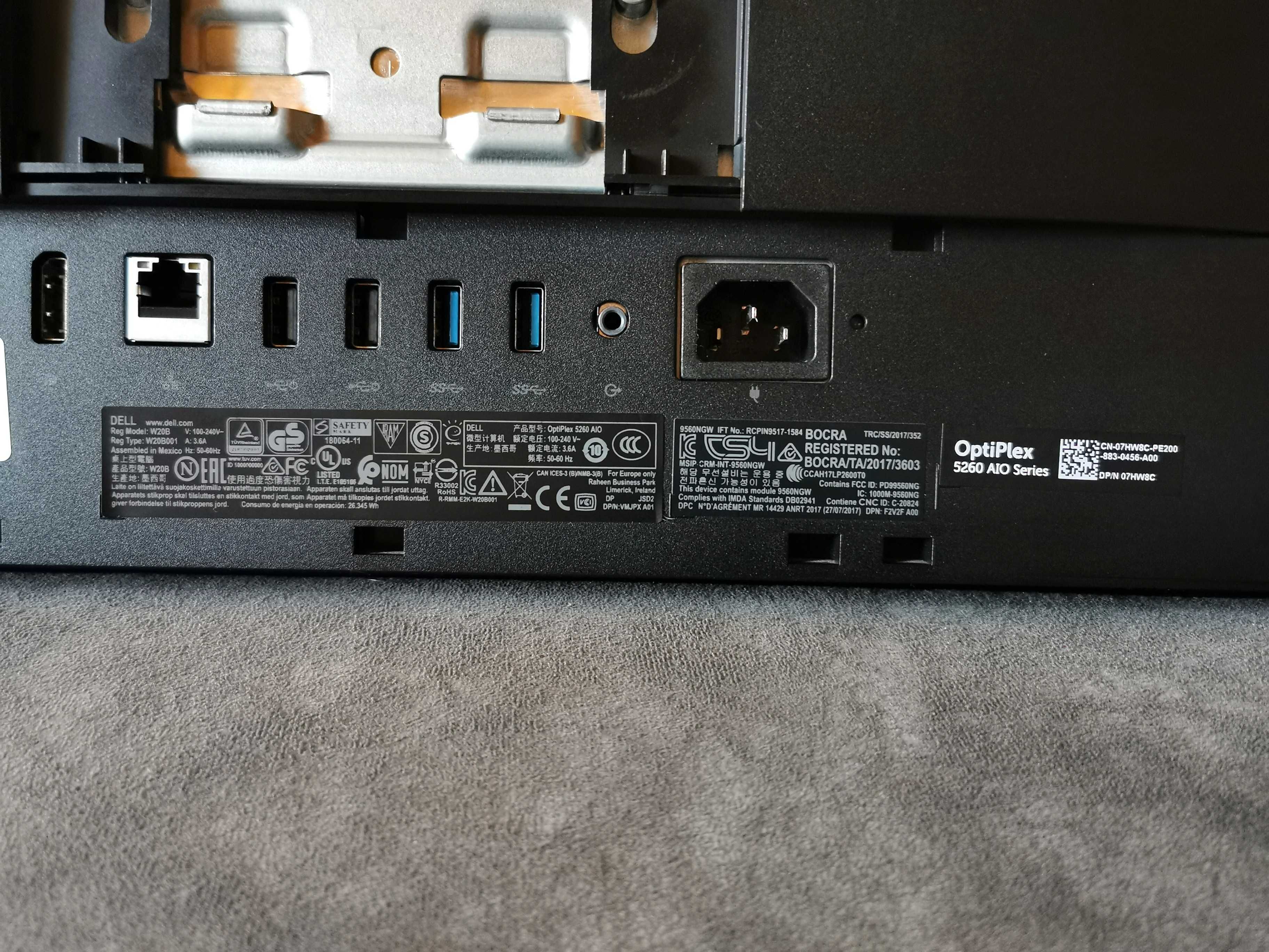 Моноблок пк Dell OptiPlex 5260 AIO intel i5-8500 8gb/256gb win11