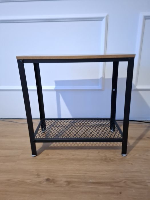 Stół brąz kawowy do łóżka BEGRYF 60×30×60 – jak nowy