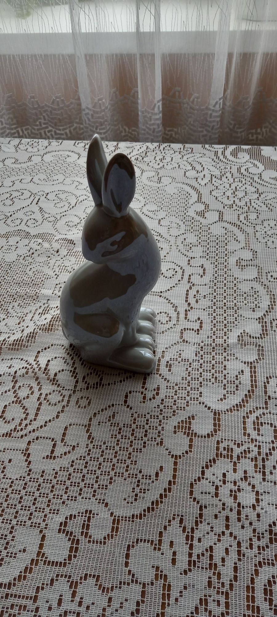 Figurka królik ceramiczny