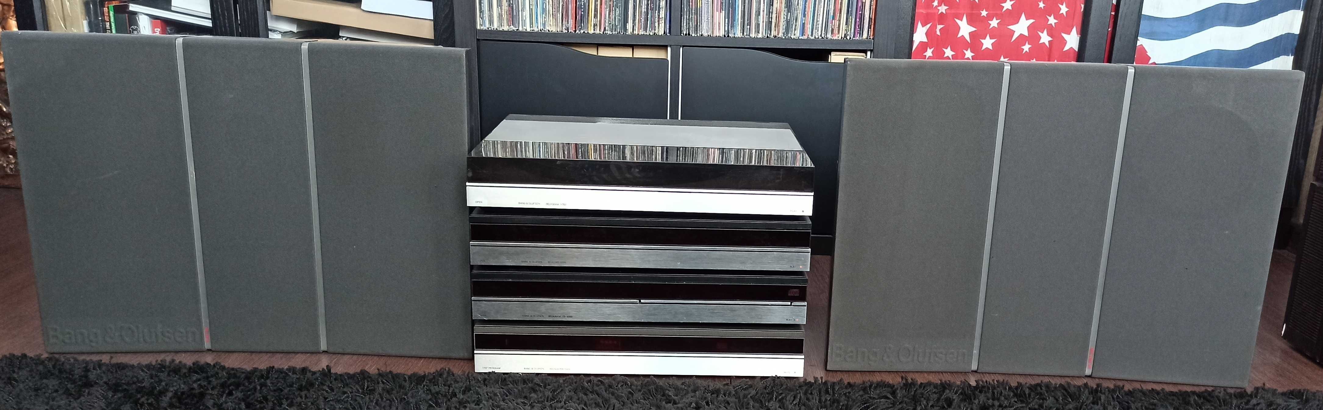 Wieża Bang & Olufsen, beogram, beocord, beomaster, pilot, kolumny red