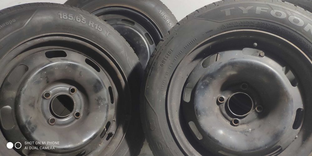Koła 4x108 185/65R15 letnie komplet 4szt 2szt opony felgi letnie 2szt