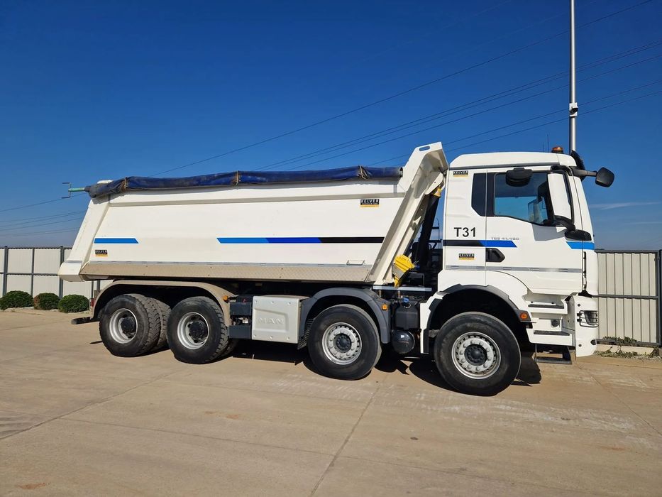 MAN TGS 41.480 8x4 * rej. 02.2024 * wywrotka tylnozsypowa * 5szt. *  ID: 307