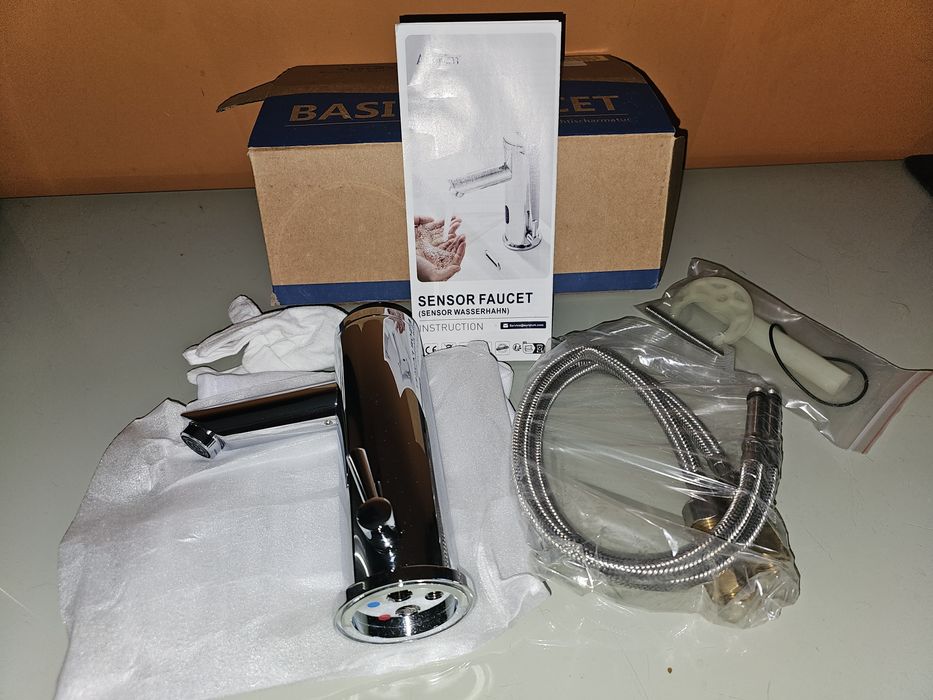 Auralum - Torneira de sensor automática, torneira de lavatório com sen