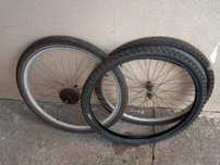 Rodas bicicleta e pneus 26