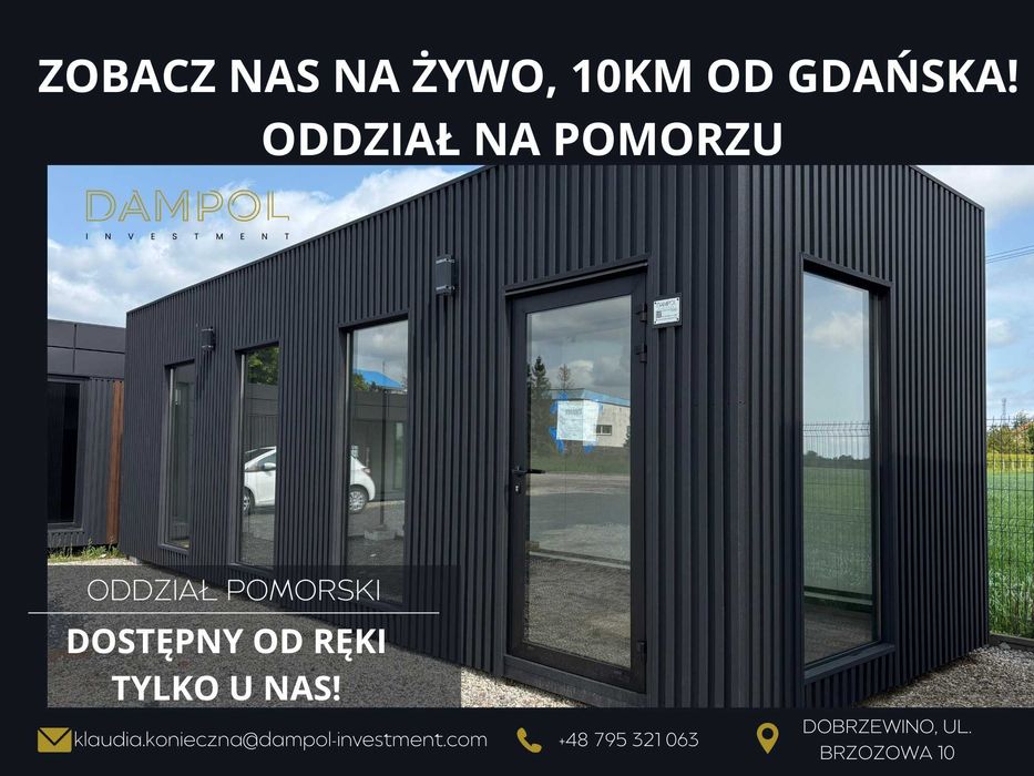 pawilon biurowy 9x3/ domek letniskowy, całoroczny 27m2/ handlowy