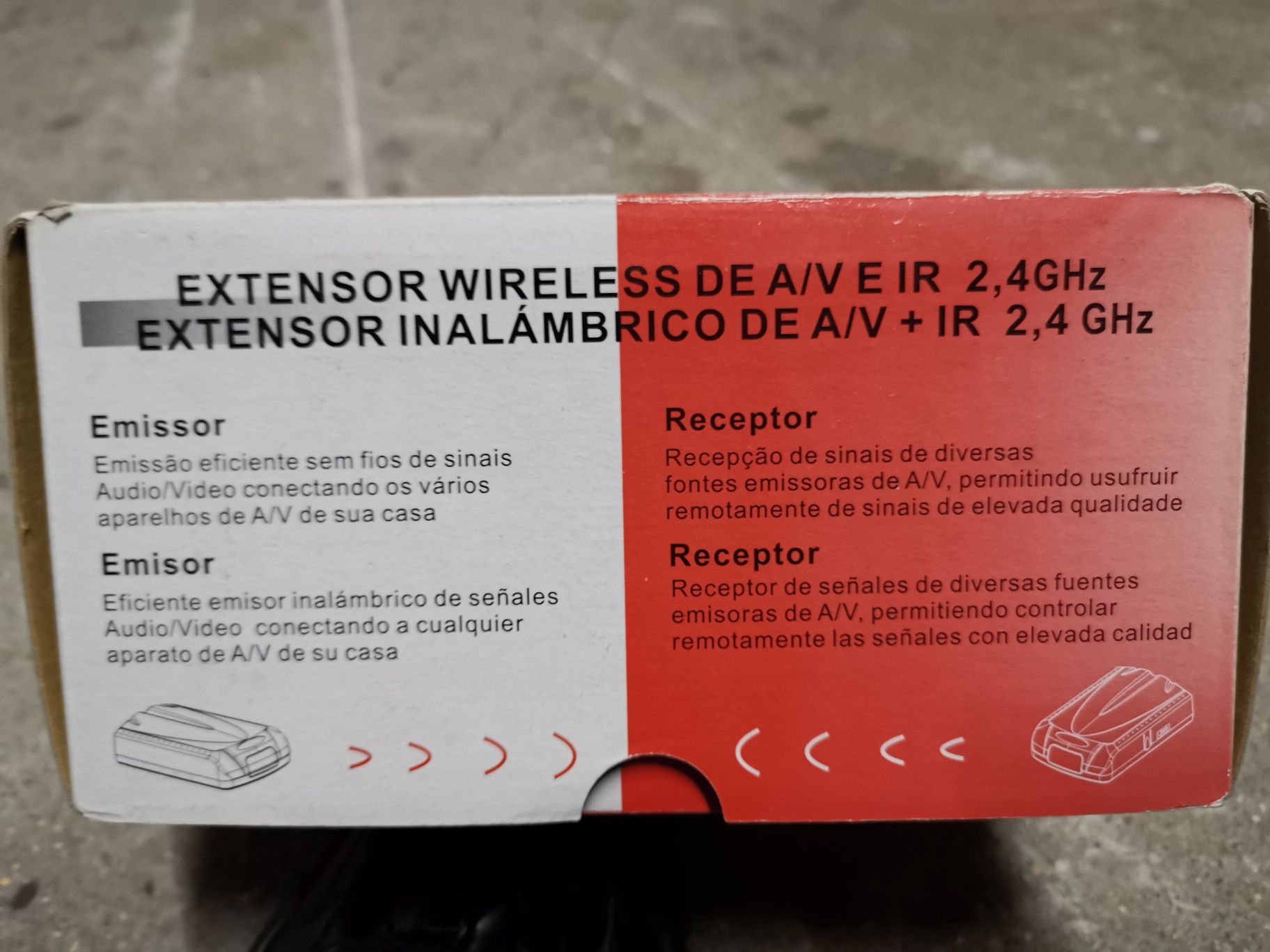 Vendo aparelho emissor / receptor de Tv e áudio sem fios. WiFi TEKA.