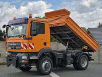 MAN 13 240  4x4  Meiller Kipper Wywrotka 4X4 Czołownica Hydraulika Blokada Mostu