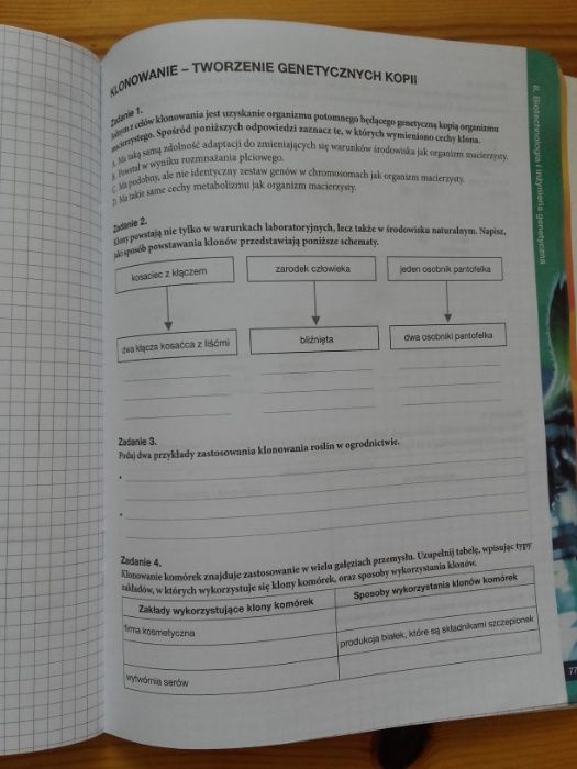 Biologia na czasie Karty pracy ucznia podstawowy Nowa era