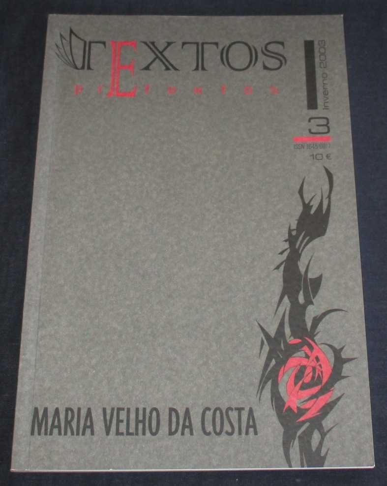 Livro Textos e Pretextos 3 Maria Velho da Costa