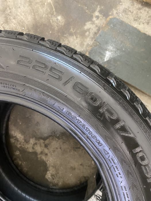 225/60 R17 Nokian WR Suv 19г пара шин зимних.
