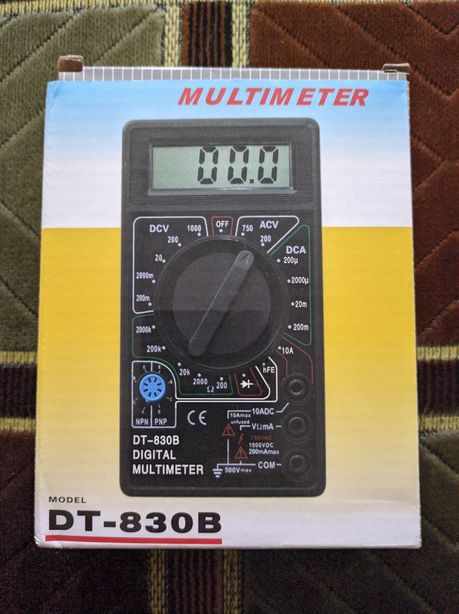 Продам недорого цифровий тестер/мультиметр DT-830B