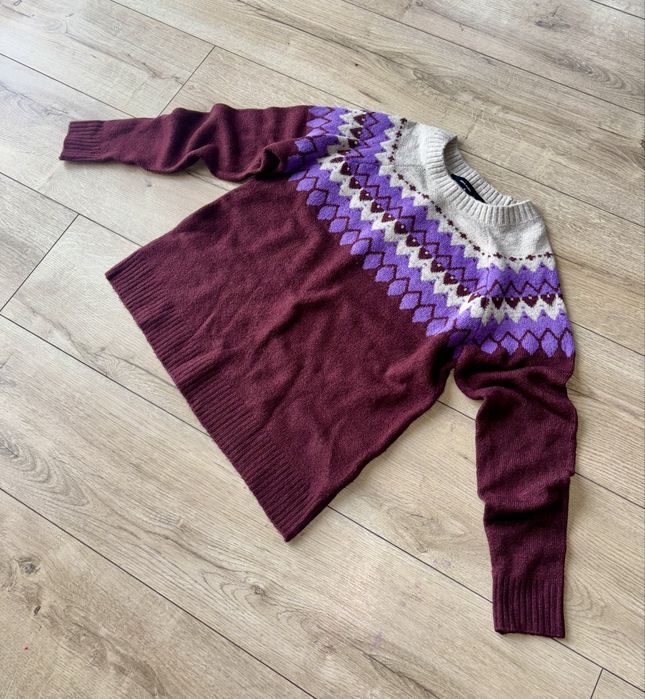 Sweter damski dlugi rekaw cieply mily codzienny jesien zima M/38