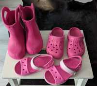 Crocs c7 + 6 przypinek Minnie Mouse