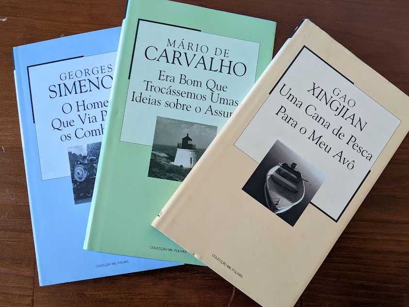 Livros da coleção Mil Folhas, ed. jornal Público