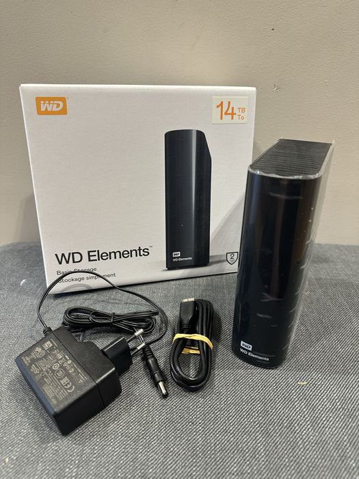 WD Elements 14TB Dysk Zewnętrznty HDD / USB 3.0