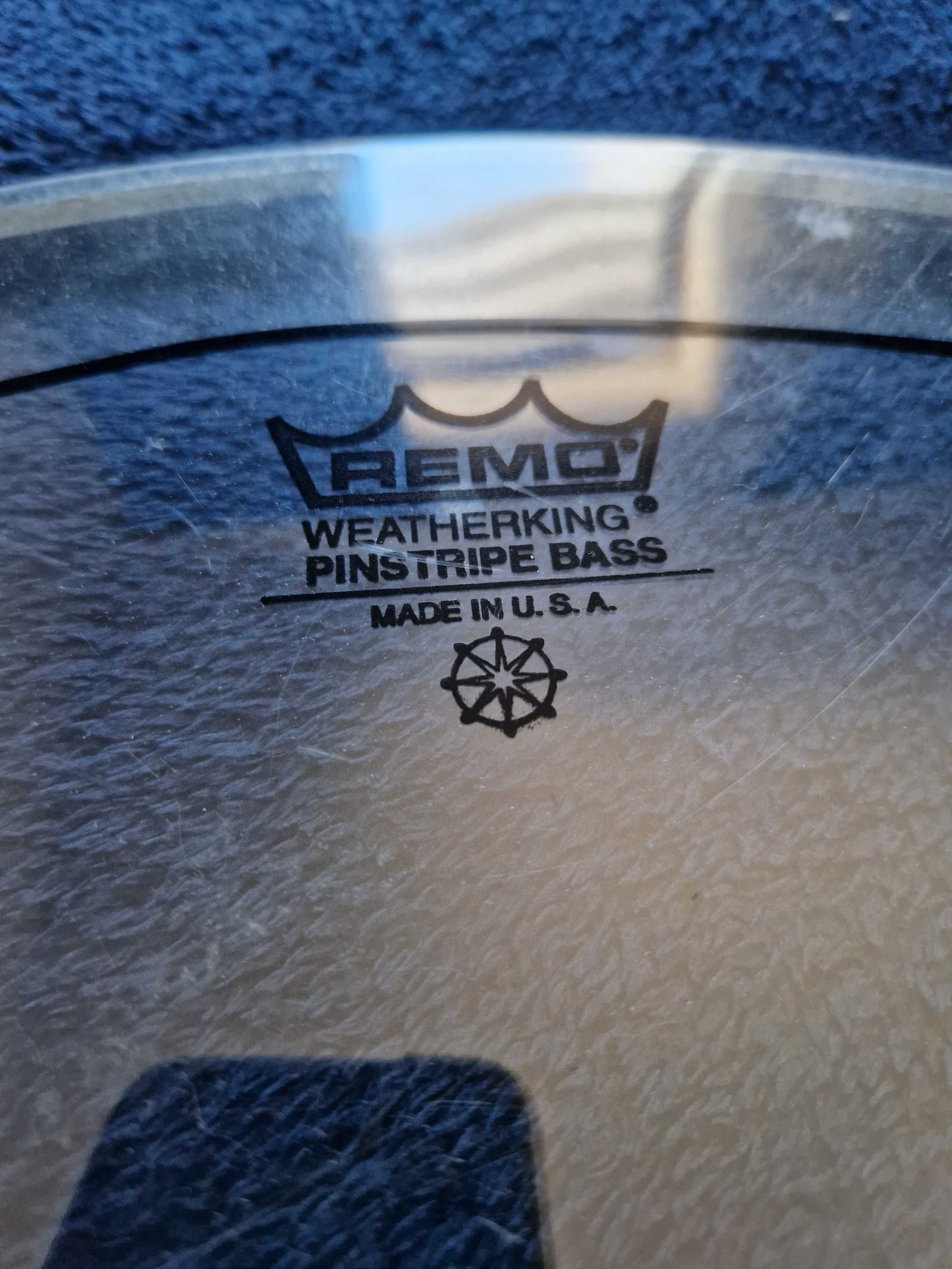 Remo Pinstripe Bass Clear 22" Membrana do bębna basowego centrali