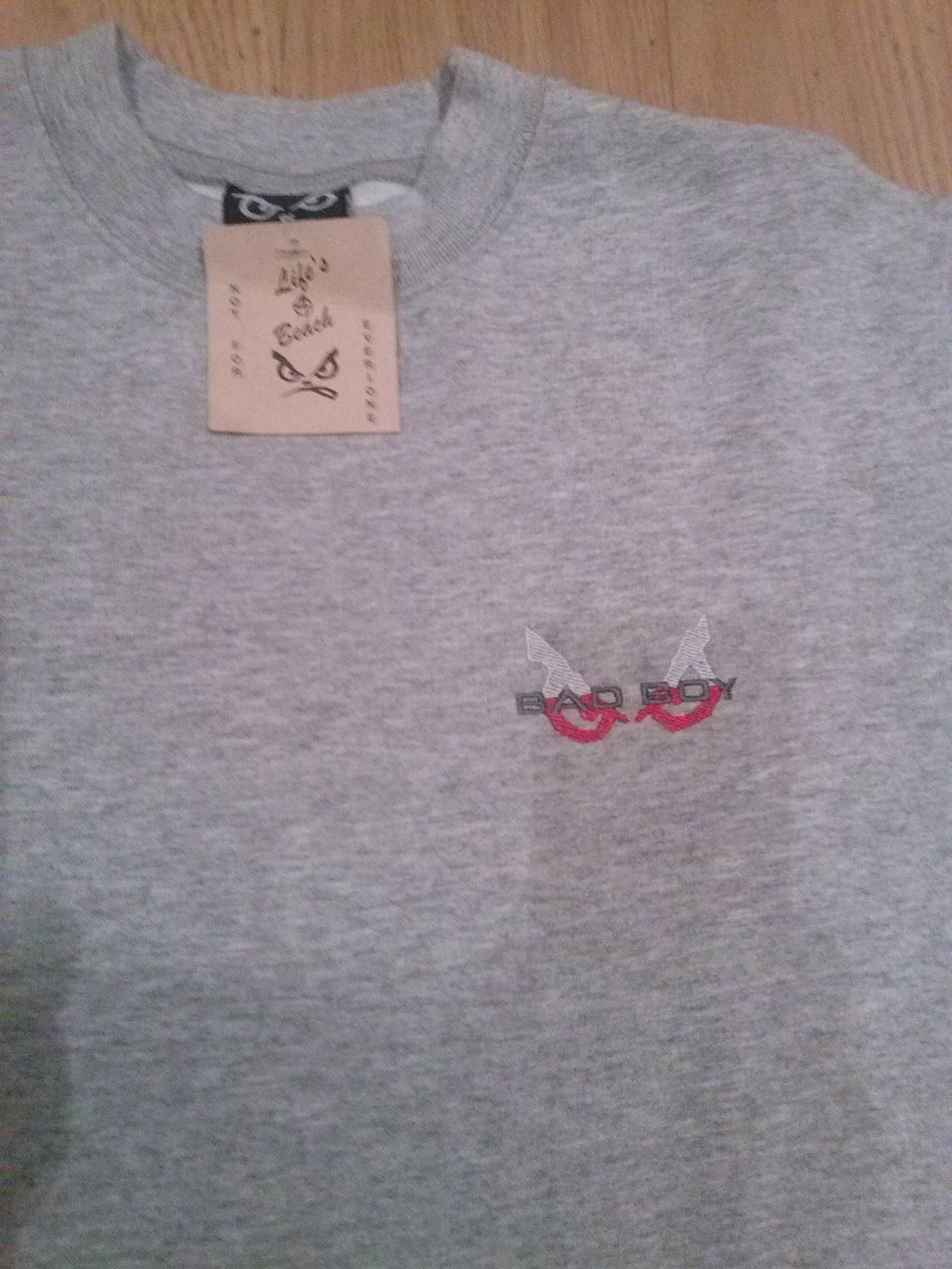 Sweat Bad Boy cinzento mesclado