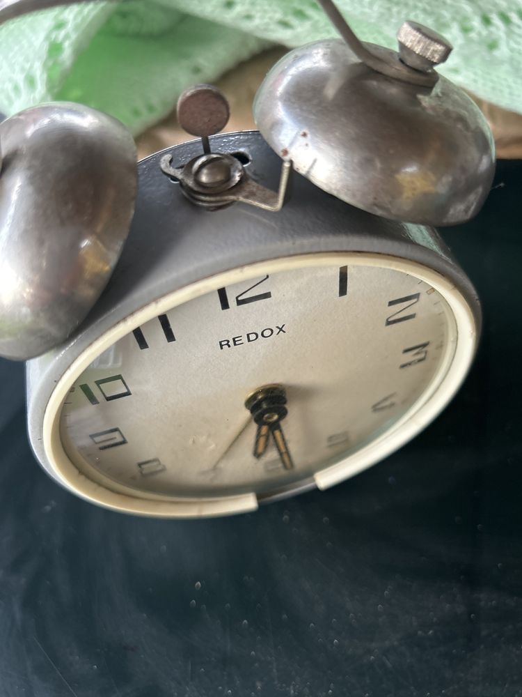 Stary piękny zegar budzik Redox