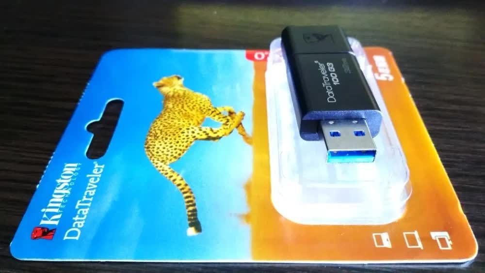 Флеш накопитель USB 3.0 Kingston DT100G3, 32 Гб, Флешка 3.1