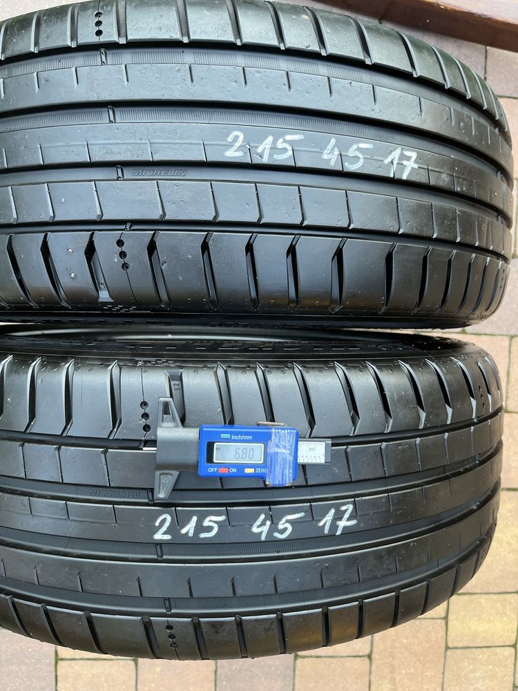 2x215/45/ZR17 Michelin Pilot Sport 5 Jak NOWE 2022 rok