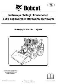 Bobcat S650 Instrukcja obsługi DTR język polski
