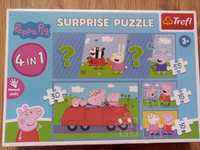 Puzzle Świnka Peppa 4 w 1