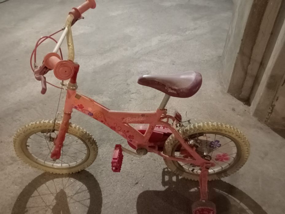 Bicicleta da Barbie de menina com rodinhas