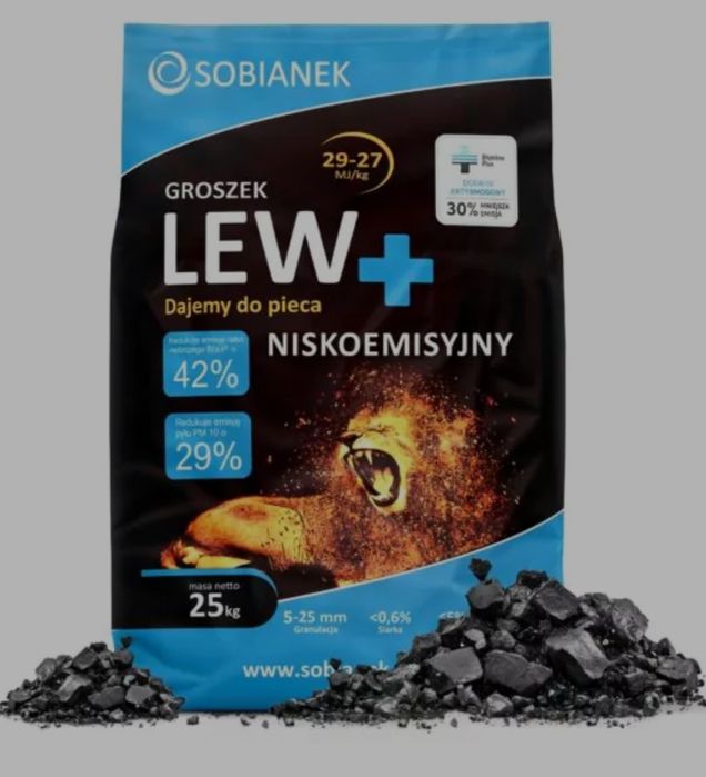 Ekogroszek Sobianek Lew Plus 29MJ PROMOCJA