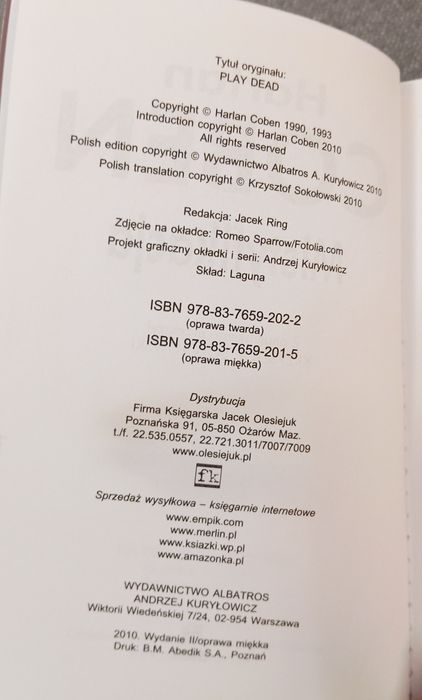 Mistyfikacja Harlan Coben