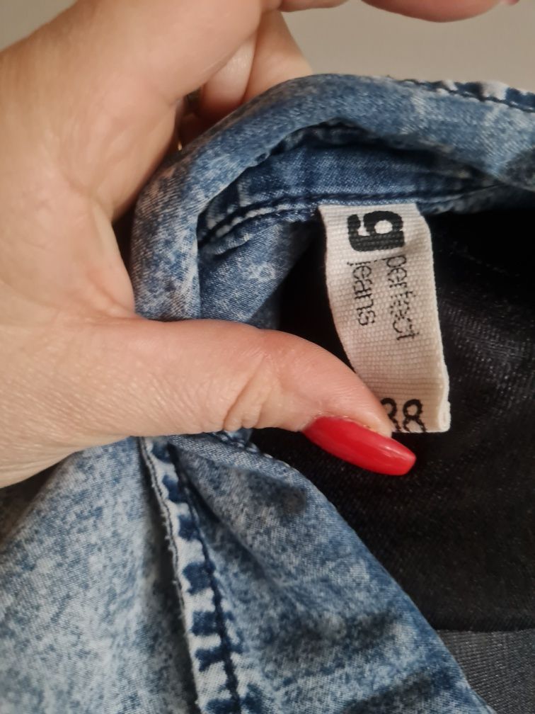 Koszula marmurek jeans