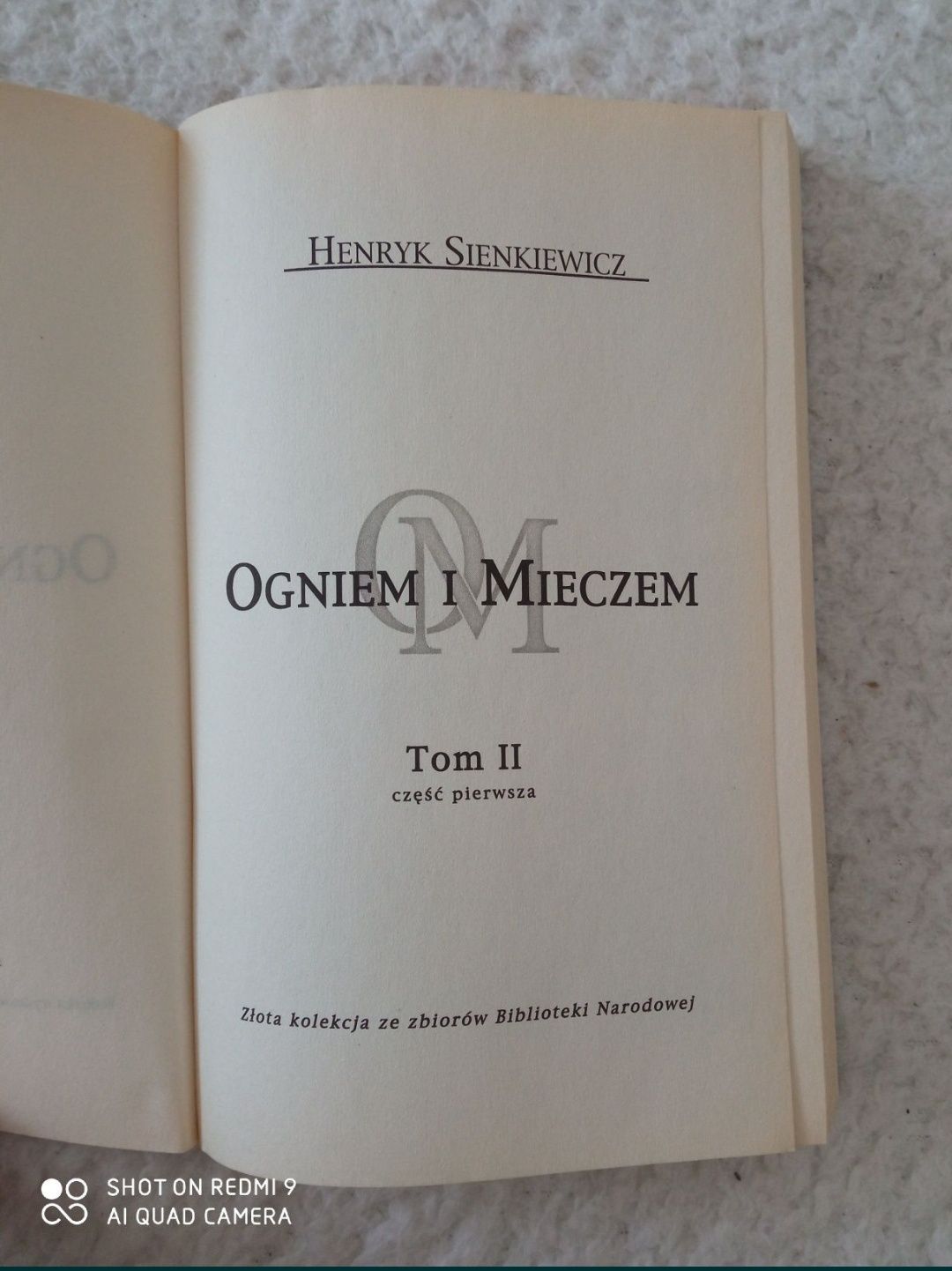 Ogniem i mieczem. Henryk Sienkiewicz