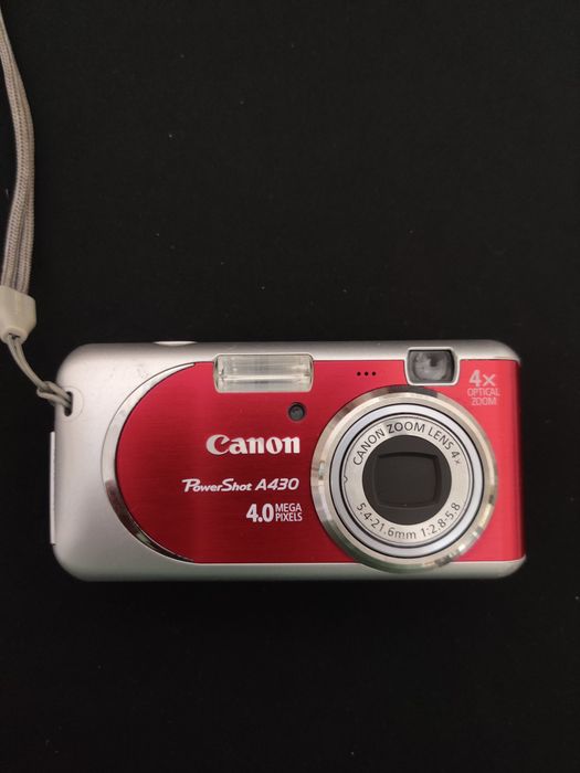 Canon PowerShot A 430 Cherry Вінтажна Мильниця фотоапарат фотокамера