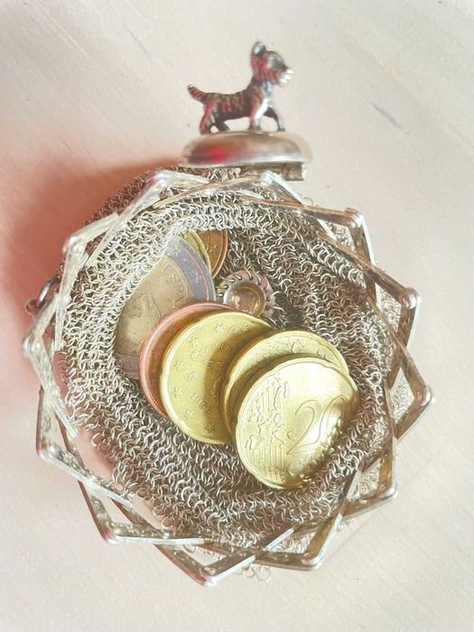 Porta Moedas Prata