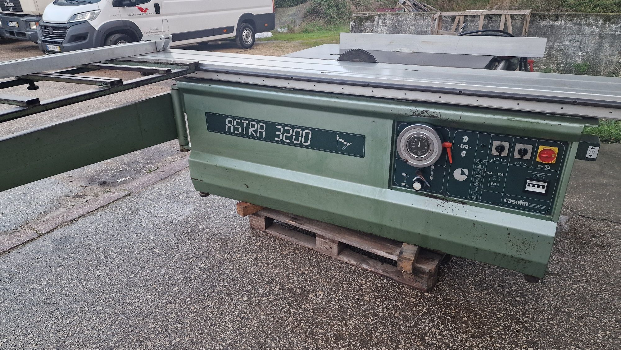 Esquadrejadora casolin carro 3200 inclina 45 g maquinas de carpintaria