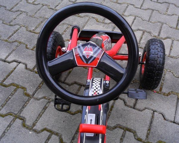 Gokart A15 czerwony, gokarty dziecięce na pedały