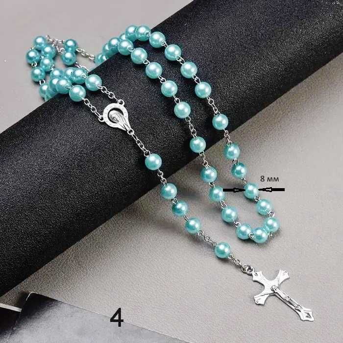 Католицькі чотки, розарій з перлів, вервиця.