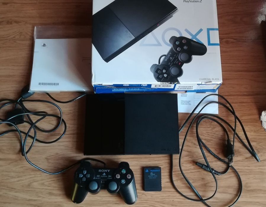 PS2 Slim SCPH-90004 Pad Pudełko Plomba Konsola PAL Unikat