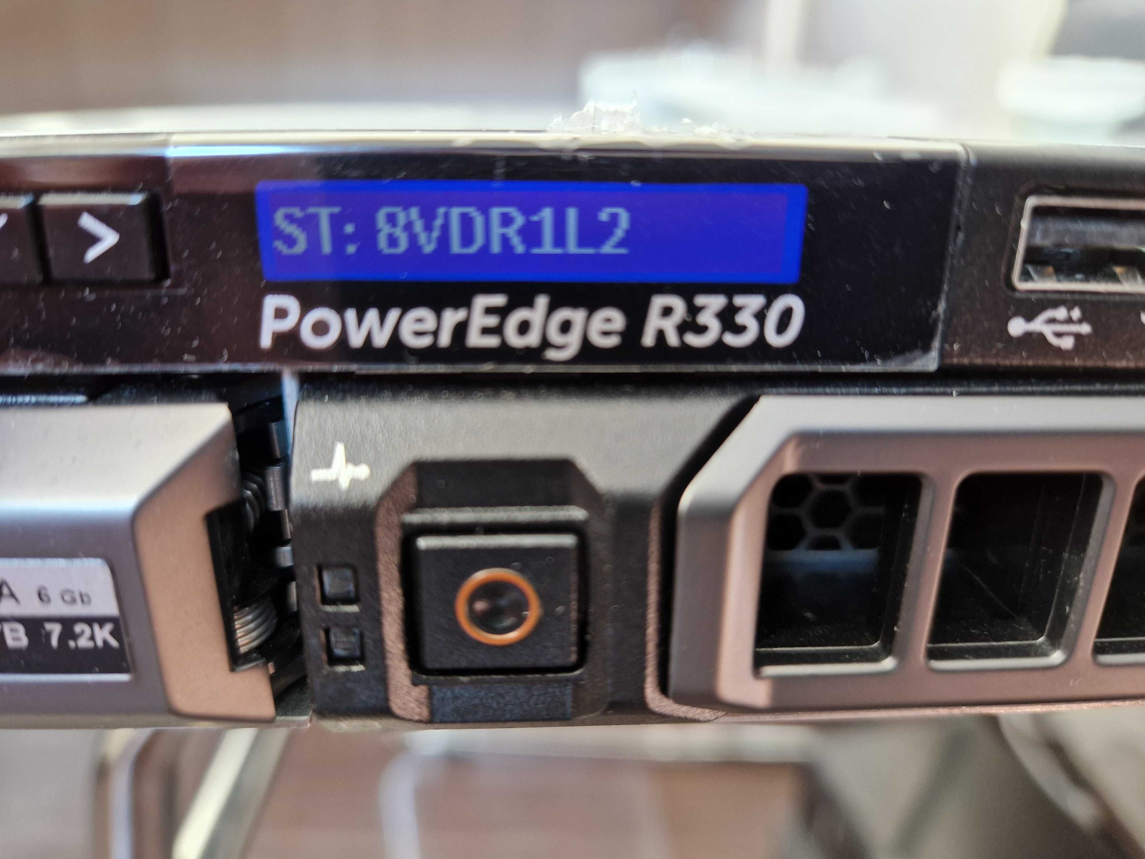 Сервер  DELL R330 E3-1280v6 64GB  iDRAC 2xPS 350w