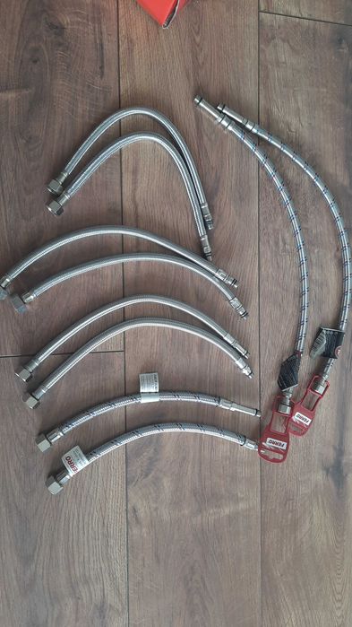 wężyki do baterii 10 szt różne