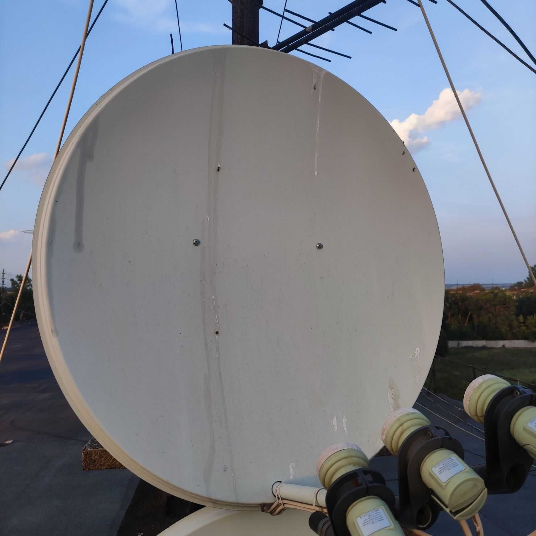 Супутникова антена та старий тюнер торг