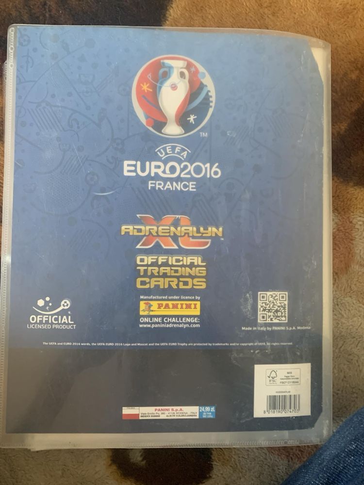 Album z kartami UEFA Euro 2016