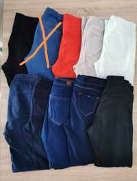 9x spodnie damskie w rozmiarze L