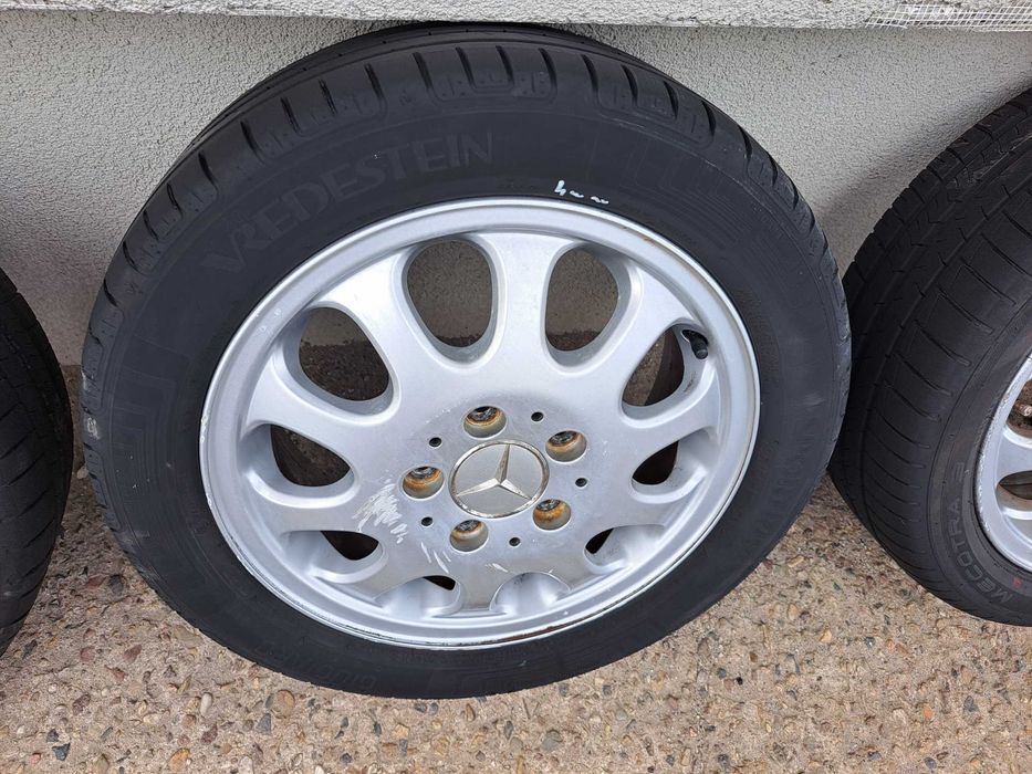 Felgi aluminiowe koła opony lato Mercedes A Klasa W168 kpl