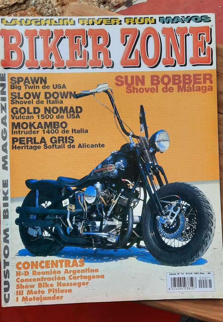 Lote de revistas Biker Zone custom chopper