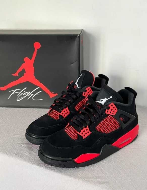 Nike Air Jordan 4 Retro Red Thunder Eu 41