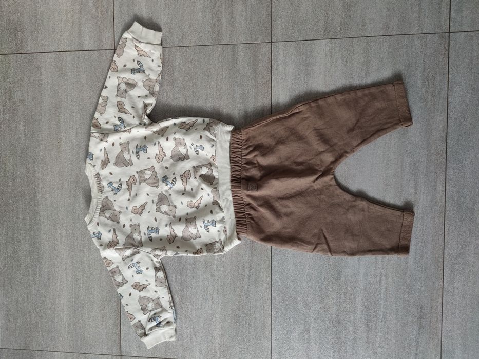 Komplet bluza i spodnie zestaw dla chłopczyka Smyk rozm. 74