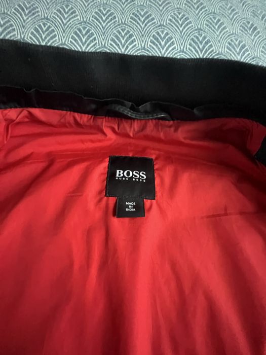 Куртка кожаная Hugo  Boss